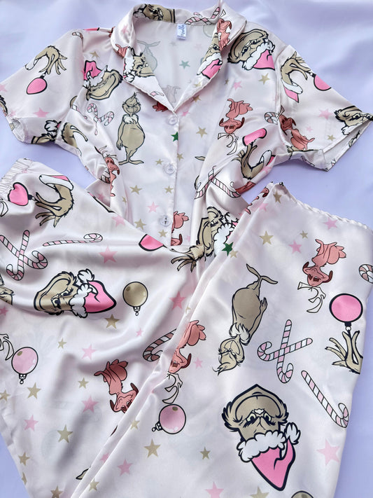 PIJAMA GRINCH ROSA PANT