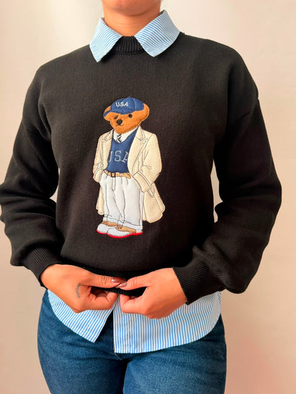 SUÉTER POLO BLANCO