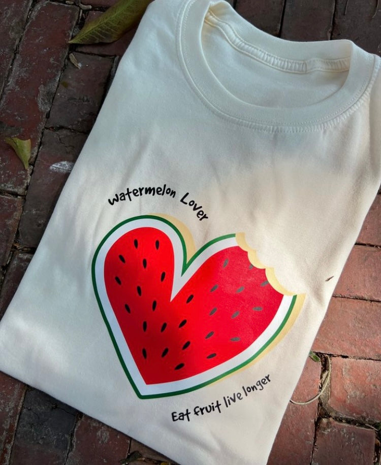 CAMISETA CORAZON SANDIA