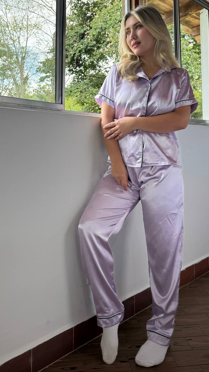PIJAMA PANTALON ( MANGA CORTA )