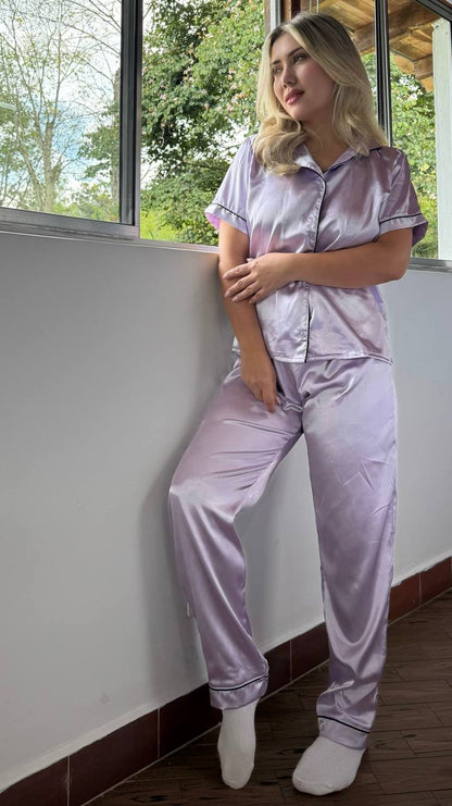 PIJAMA PANTALON ( MANGA CORTA )