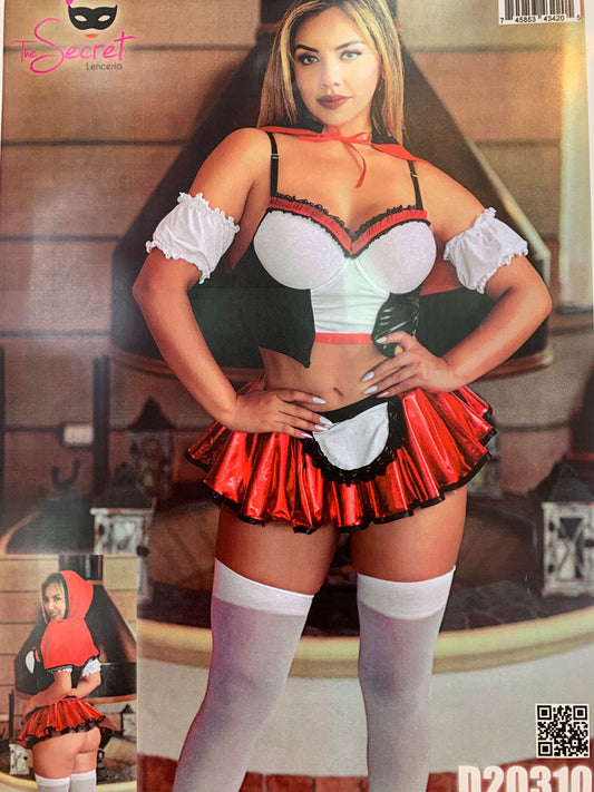 DISFRAZ SEXY CAPERUCITA ROJA